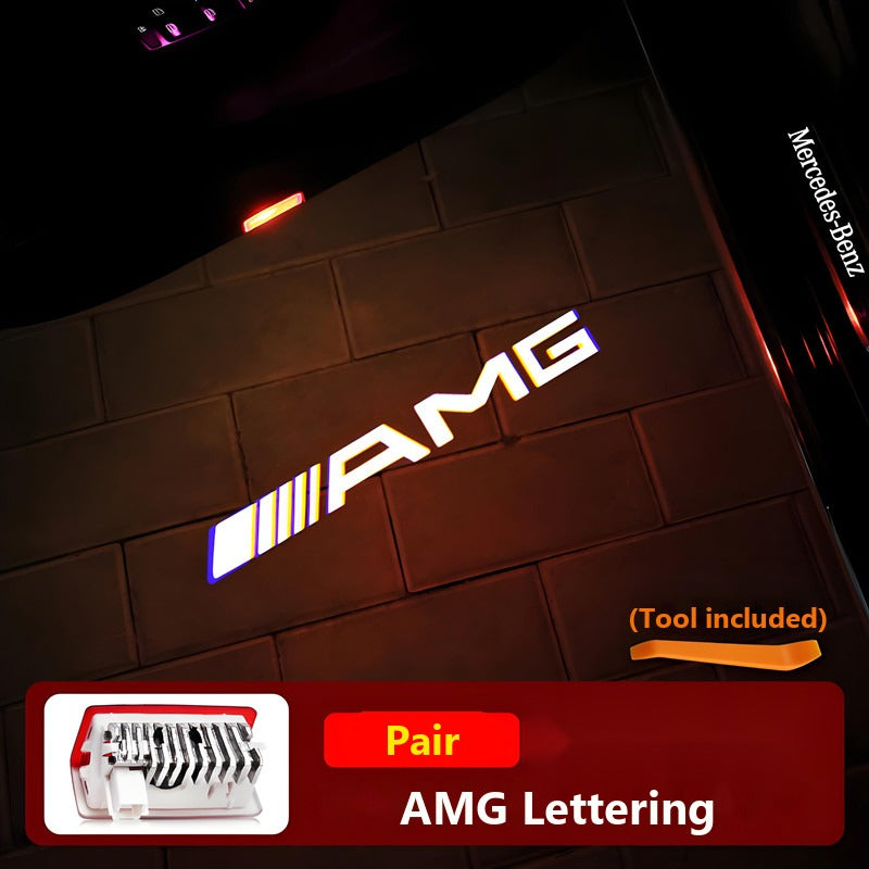 Mercedes door welcome light projector