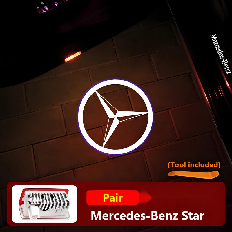 Mercedes door welcome light projector