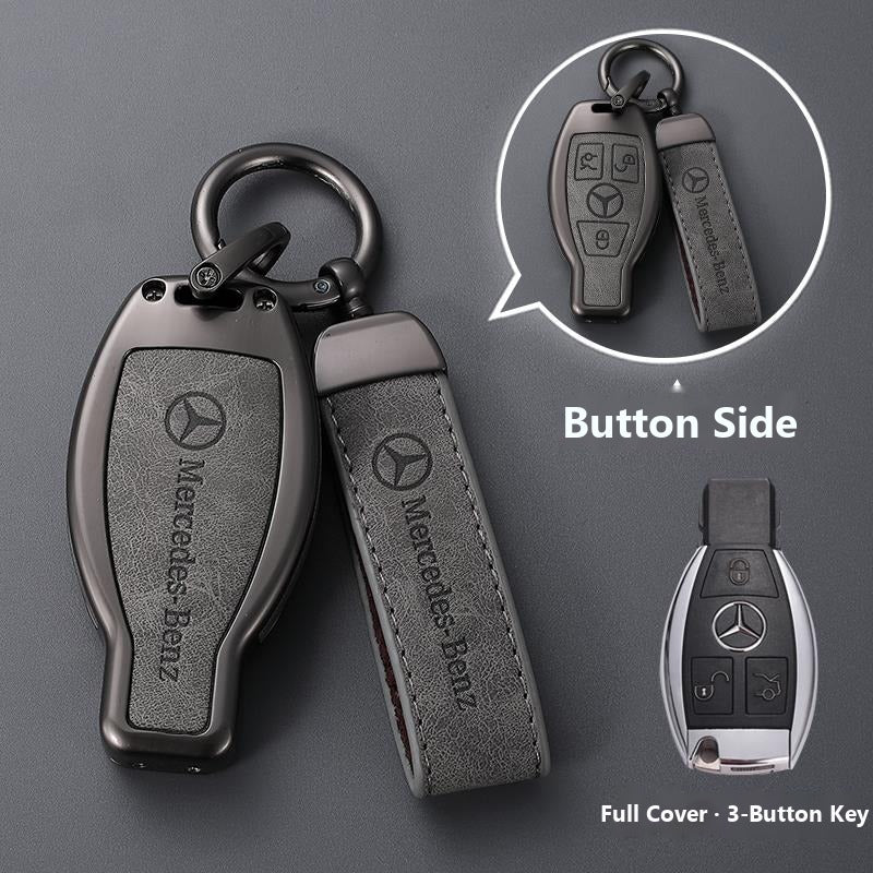 Mercedes-Benz Gradient Alloy Key Case with Logo Strap – Classic Smart Key