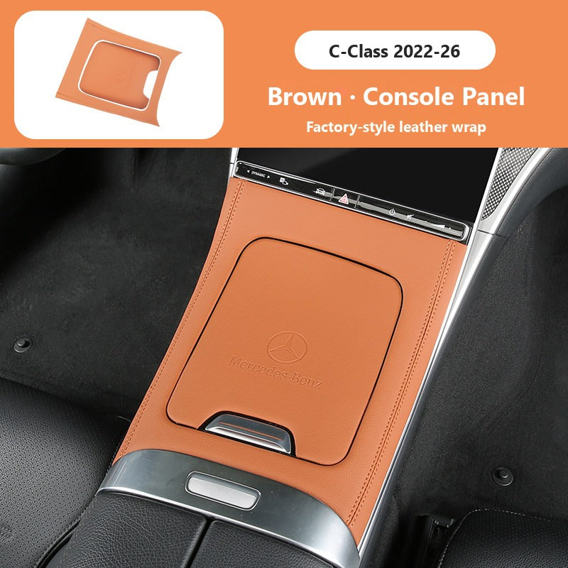 Mercedes C-Class GLC leather interior panel covers