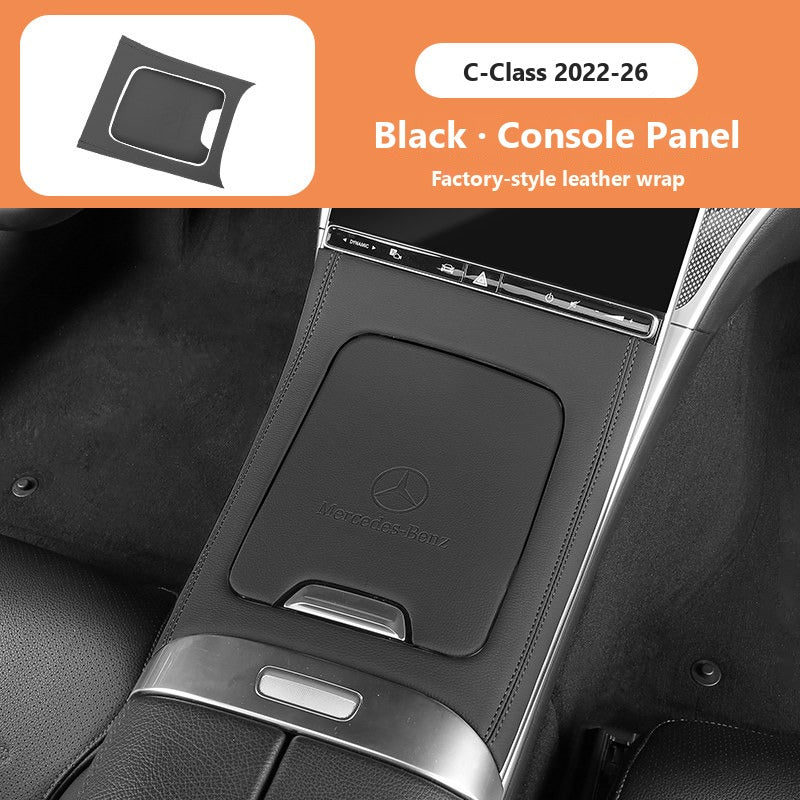 Mercedes C-Class GLC leather interior panel covers