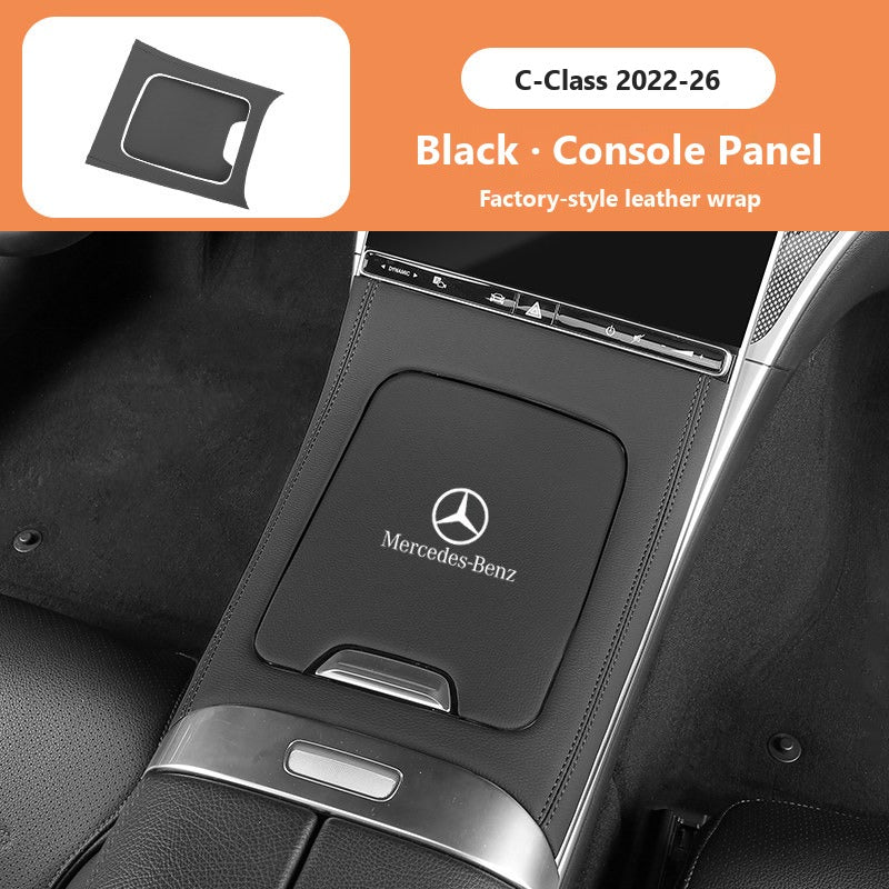 Mercedes C-Class GLC leather interior panel covers