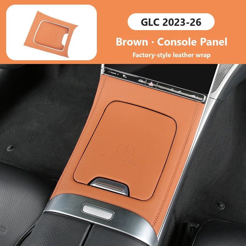 Mercedes C-Class GLC leather interior panel covers