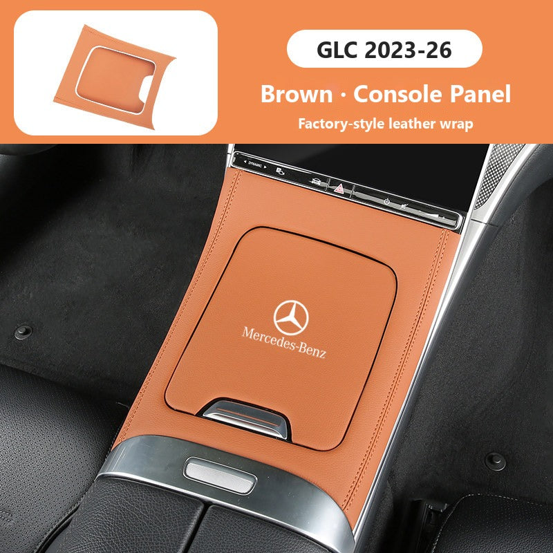 Mercedes C-Class GLC leather interior panel covers