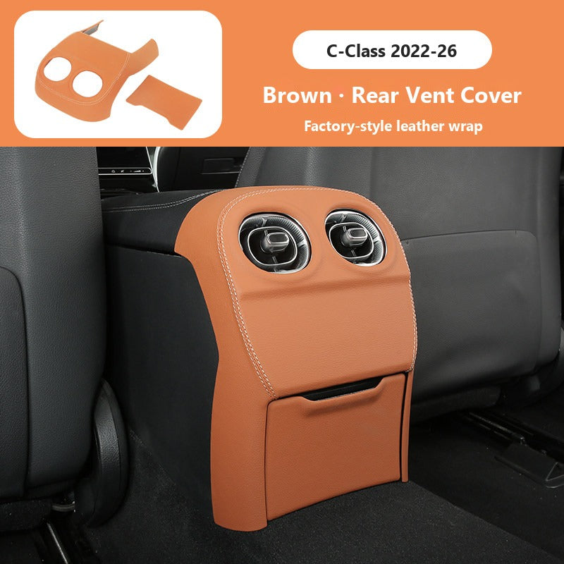 Mercedes C-Class GLC leather interior panel covers