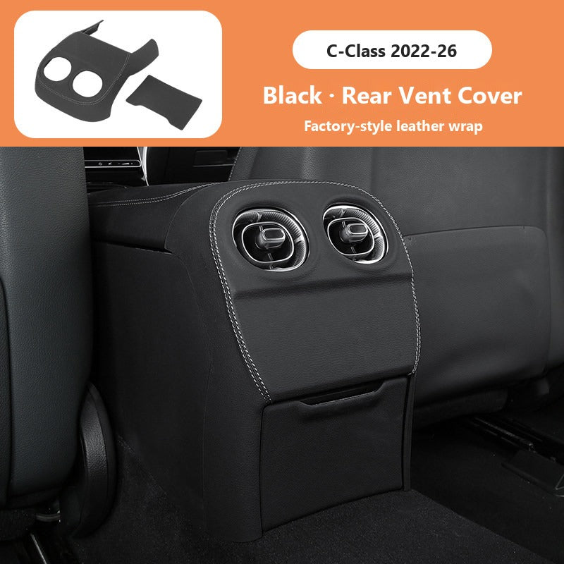 Mercedes C-Class GLC leather interior panel covers