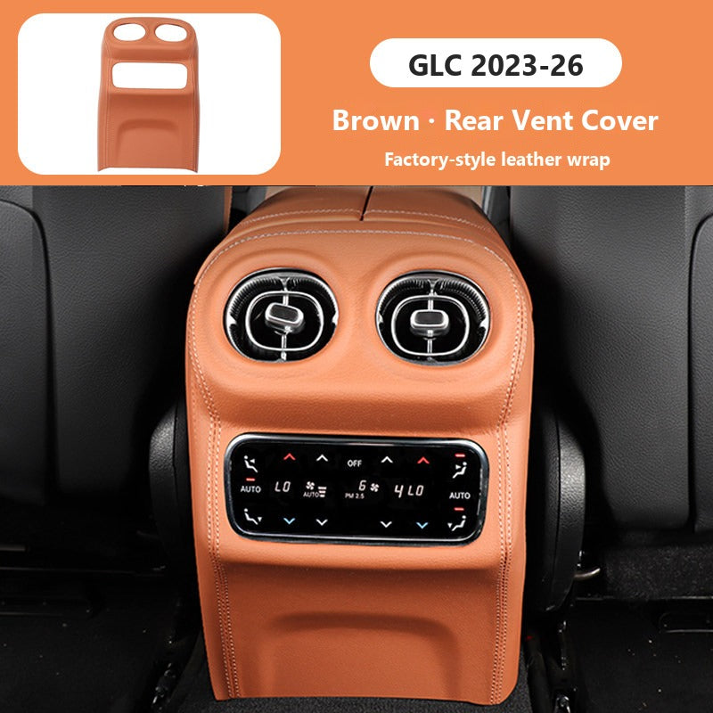 Mercedes C-Class GLC leather interior panel covers