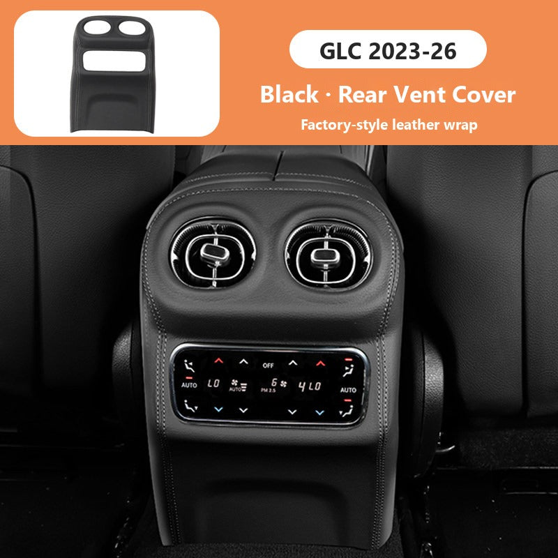 Mercedes C-Class GLC leather interior panel covers