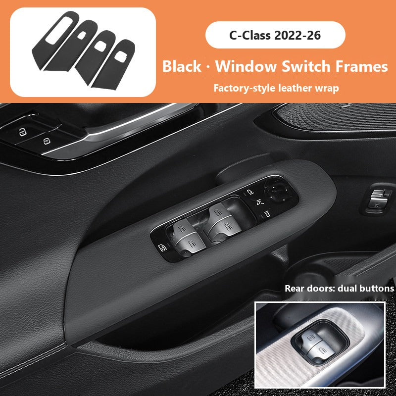 Mercedes C-Class GLC leather interior panel covers