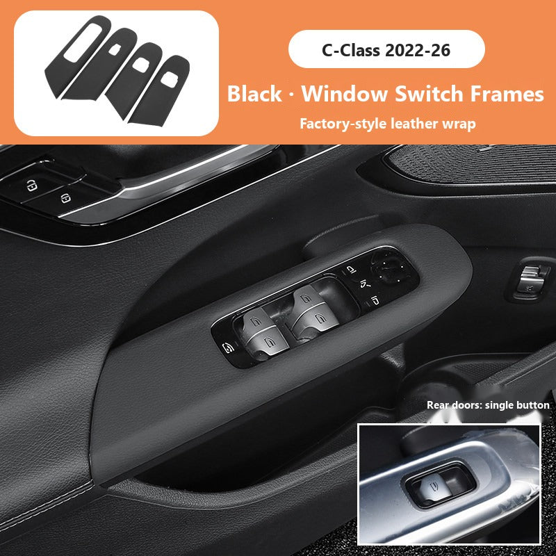 Mercedes C-Class GLC leather interior panel covers