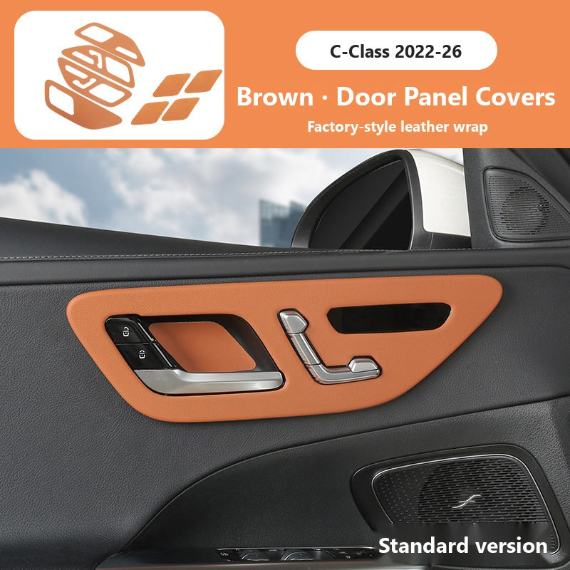 Mercedes C-Class GLC leather interior panel covers