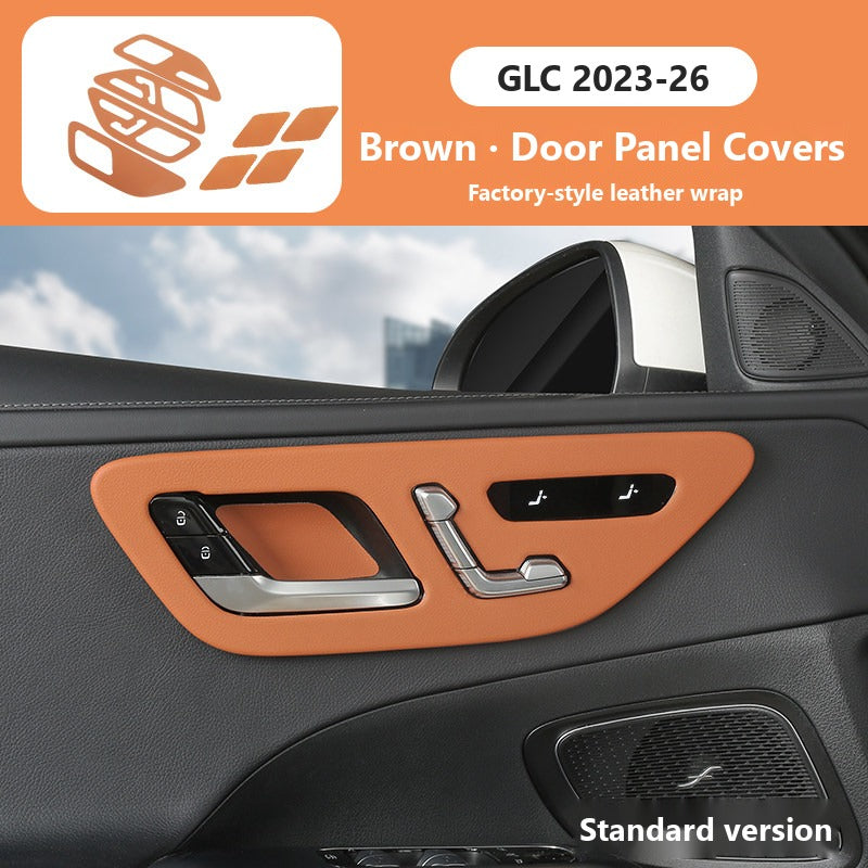 Mercedes C-Class GLC leather interior panel covers