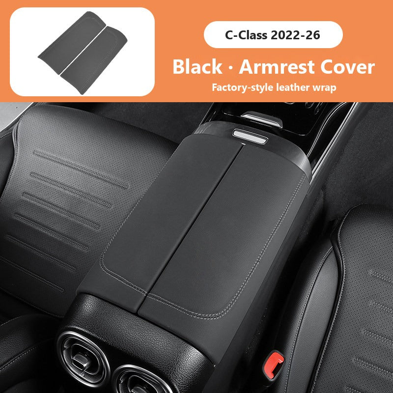 Mercedes C-Class GLC leather interior panel covers