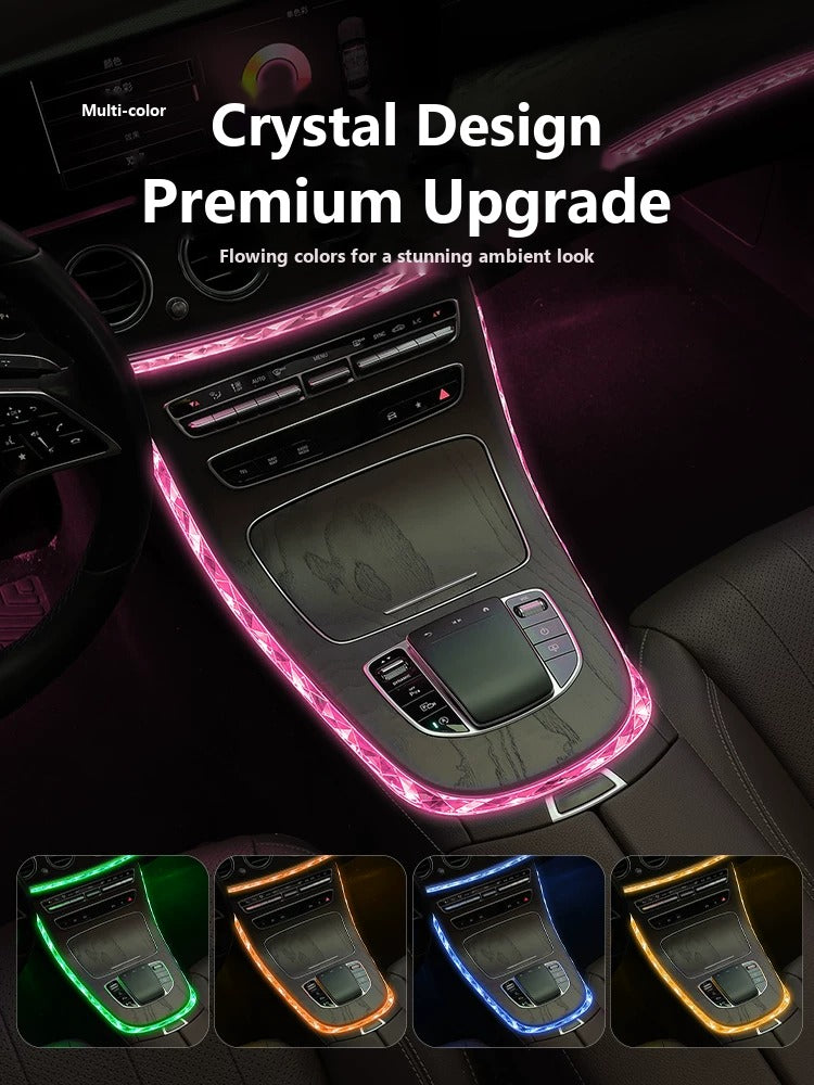 Mercedes-Benz E-Class ambient light crystal frame