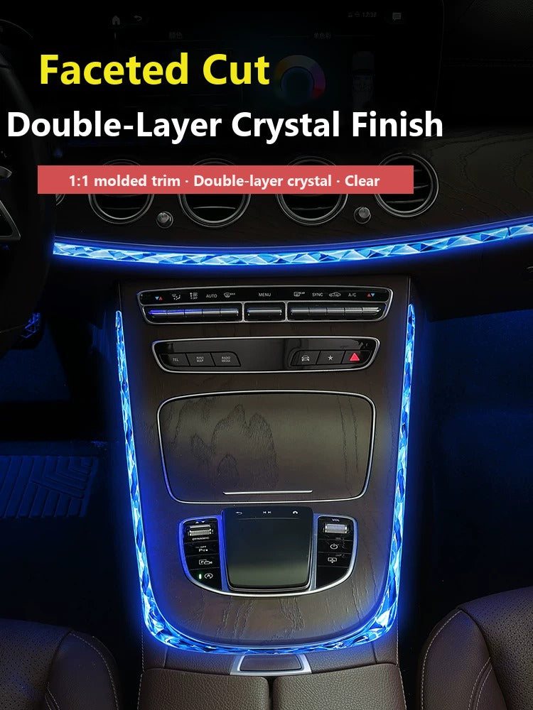 Mercedes-Benz E-Class ambient light crystal frame