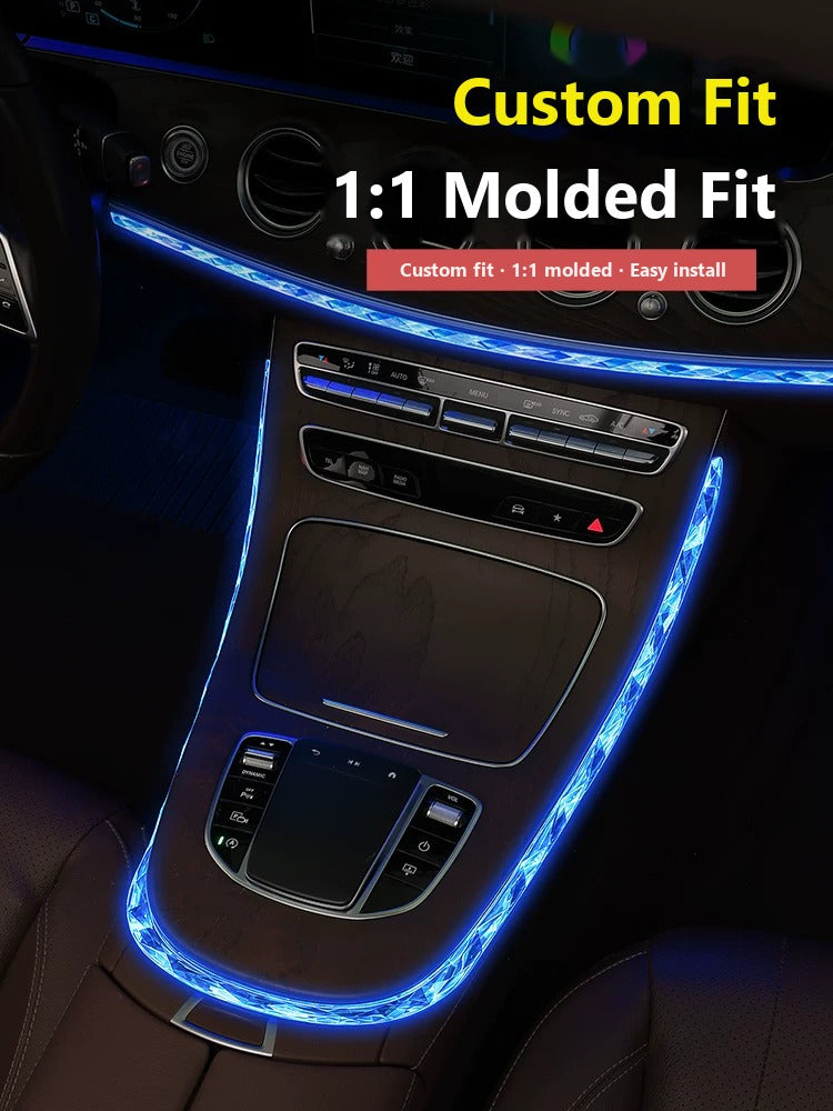 Mercedes-Benz E-Class ambient light crystal frame