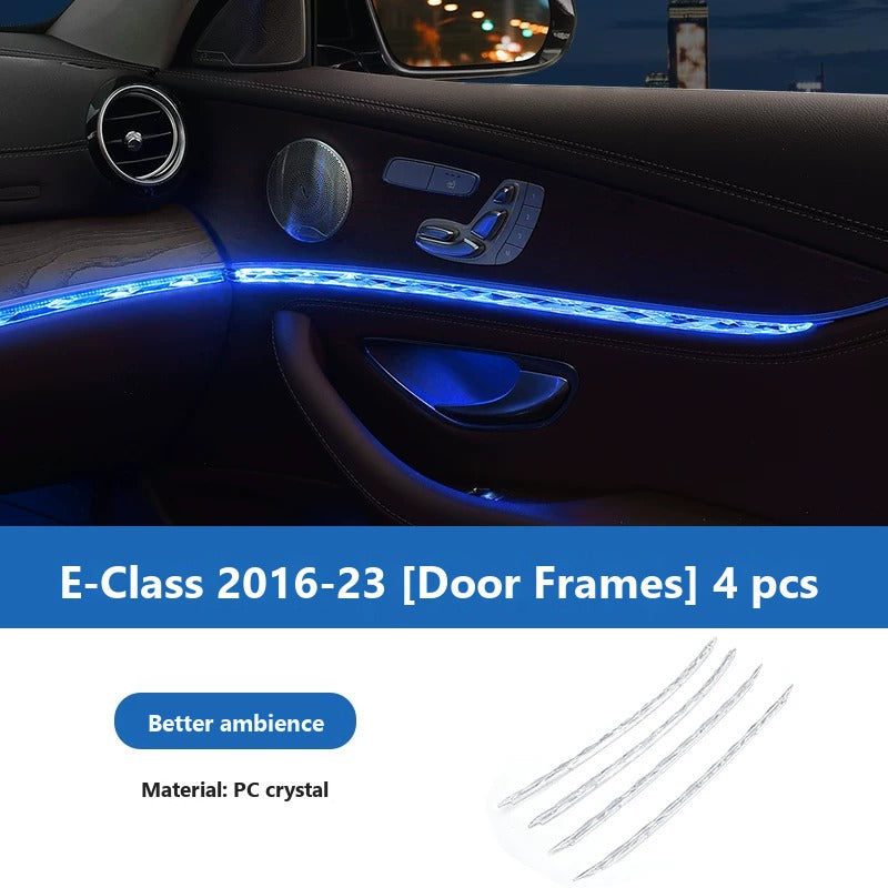 Mercedes-Benz E-Class ambient light crystal frame