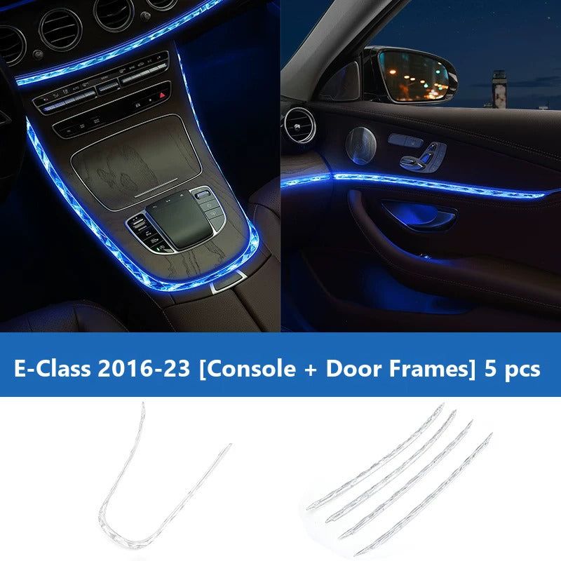 Mercedes-Benz E-Class ambient light crystal frame