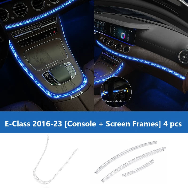 Mercedes-Benz E-Class ambient light crystal frame