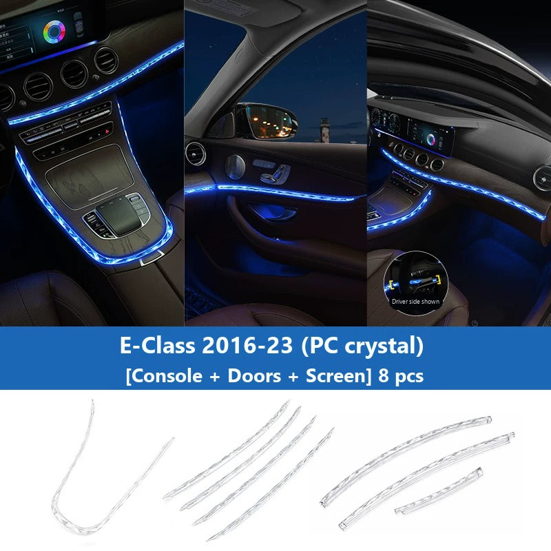 Mercedes-Benz E-Class ambient light crystal frame