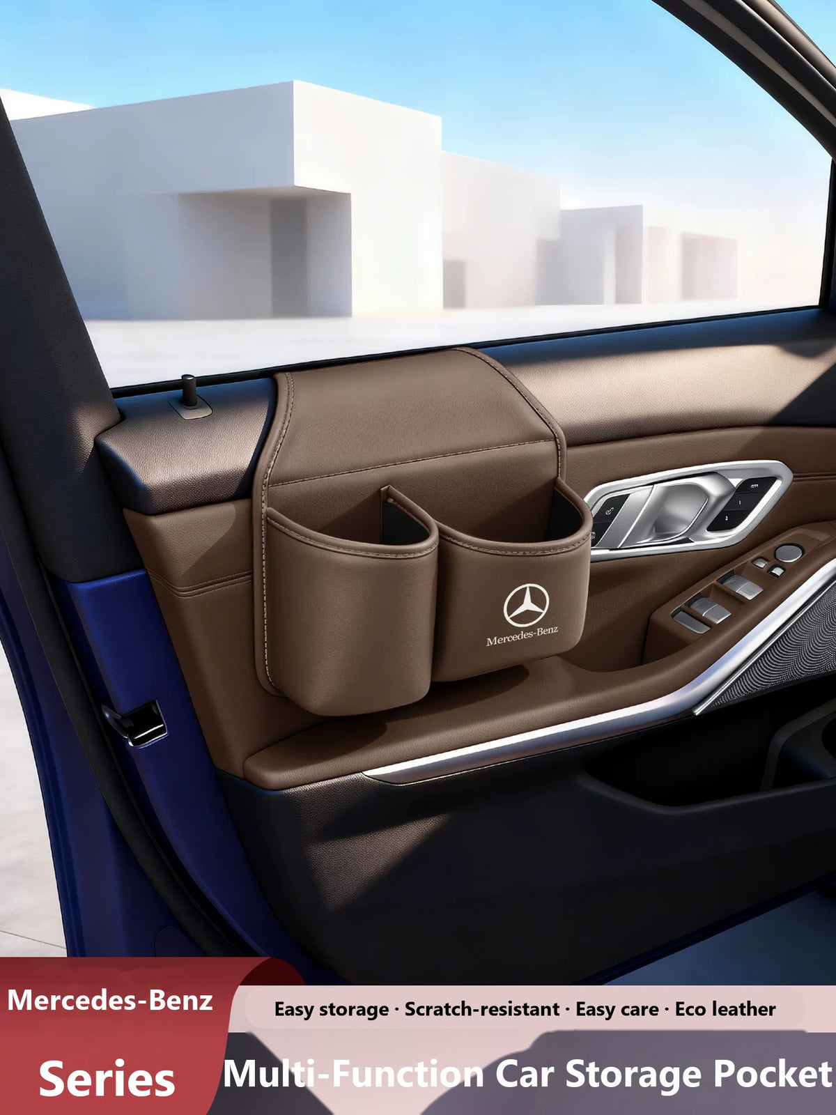 Mercedes-Benz door storage pocket