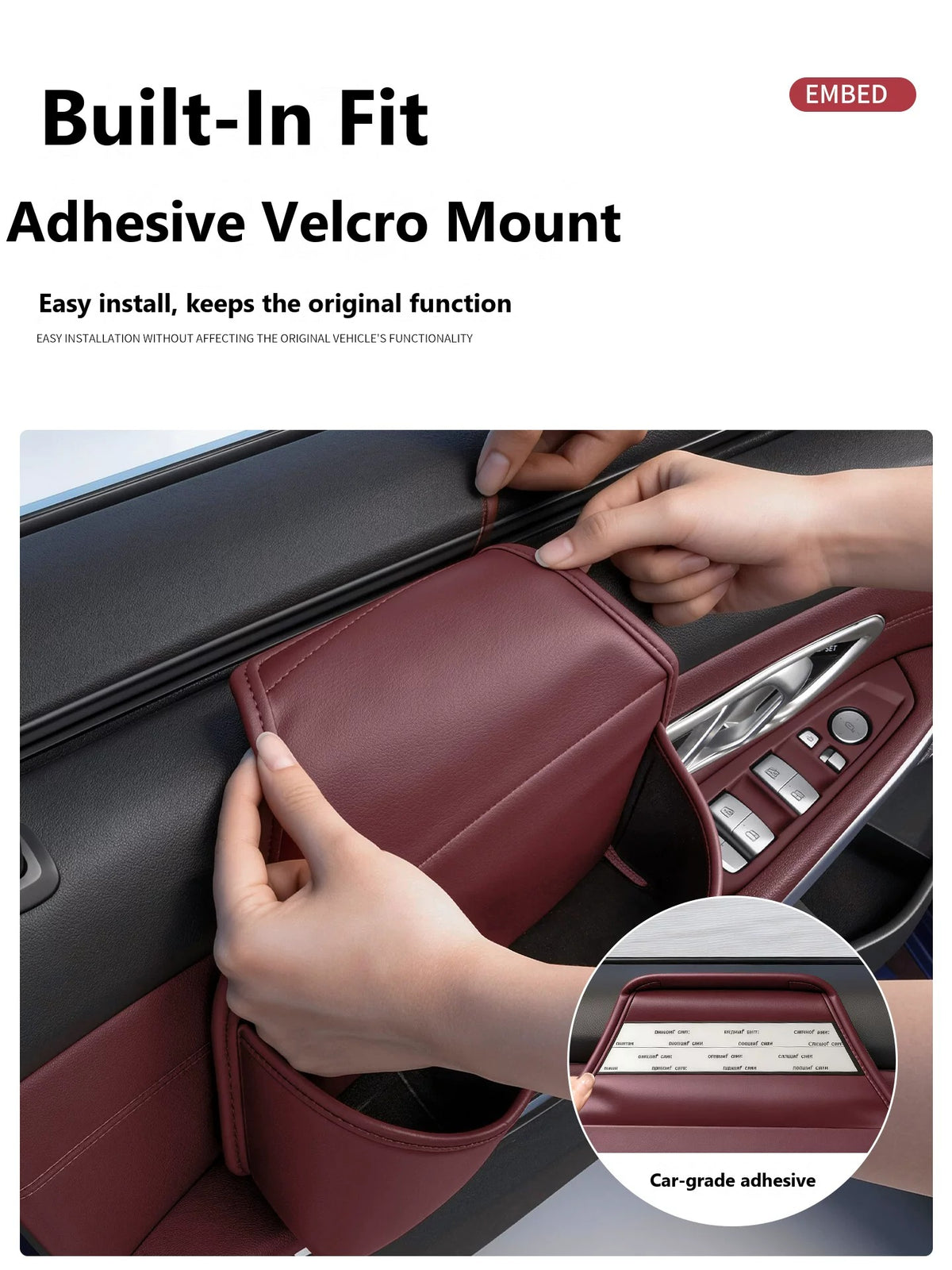 Mercedes-Benz door storage pocket