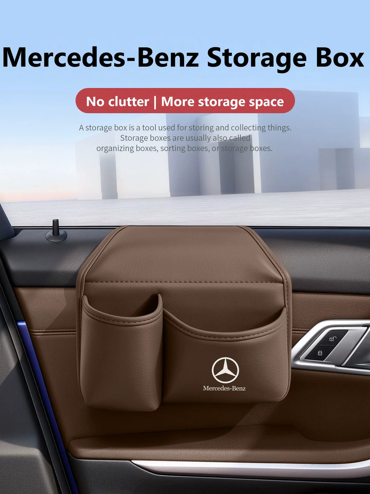 Mercedes-Benz door storage pocket