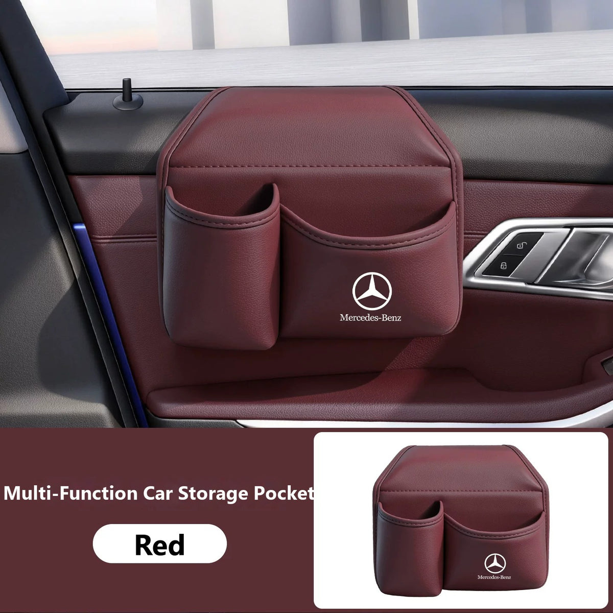 Mercedes-Benz door storage pocket