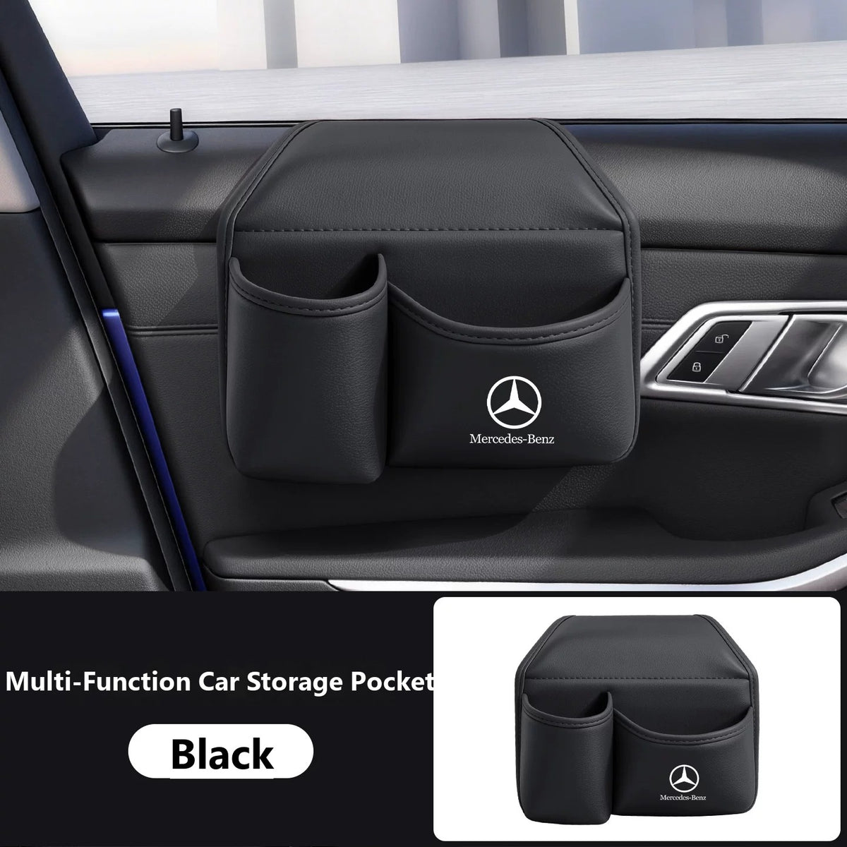 Mercedes-Benz door storage pocket