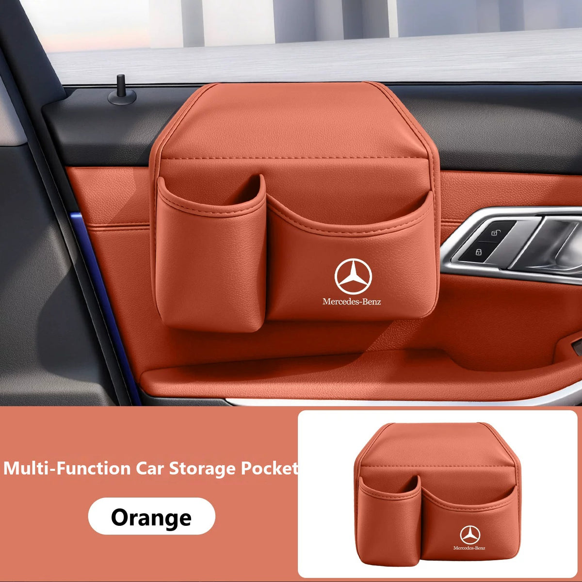 Mercedes-Benz door storage pocket