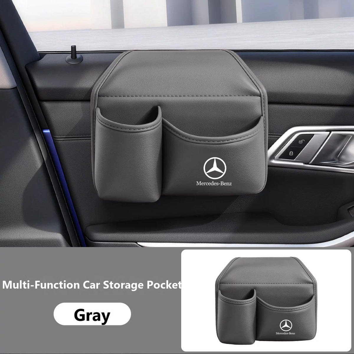 Mercedes-Benz door storage pocket