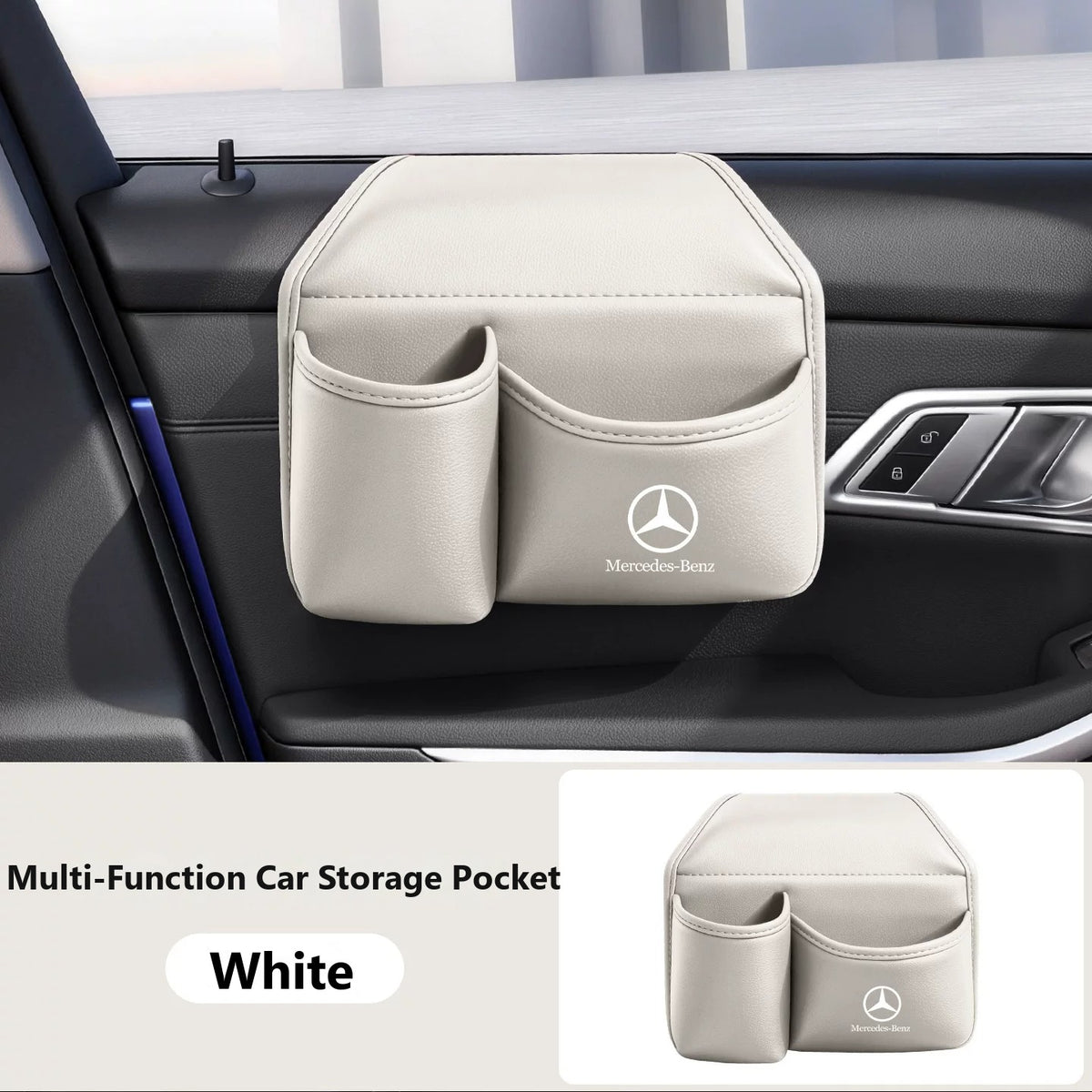 Mercedes-Benz door storage pocket