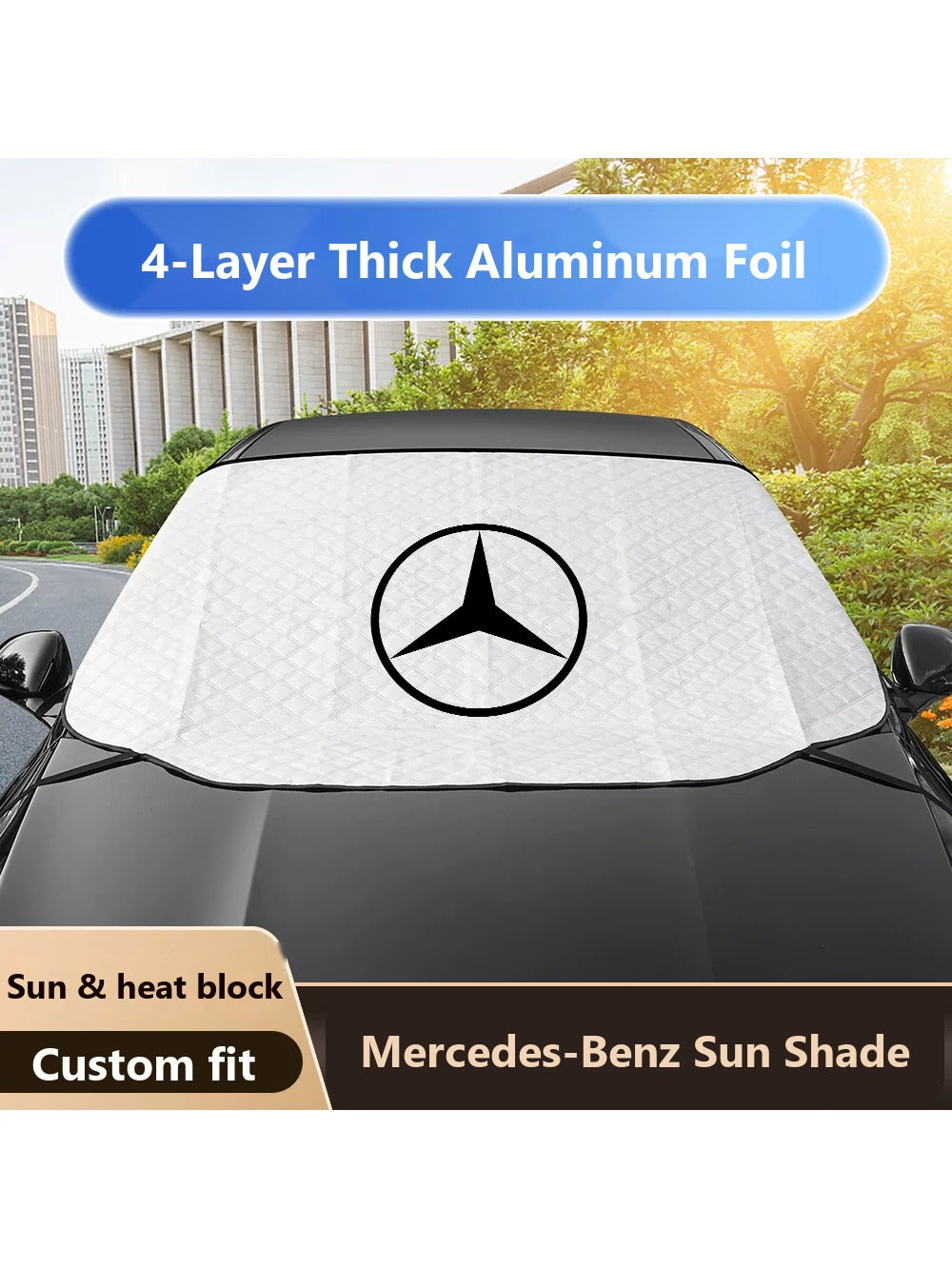 Mercedes-Benz windshield sun shade