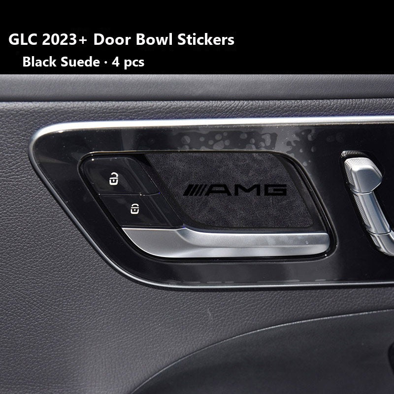 Mercedes door handle bowl stickers AMG
