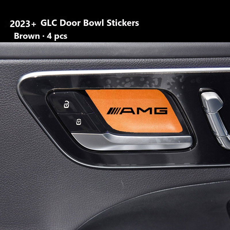 Mercedes door handle bowl stickers AMG