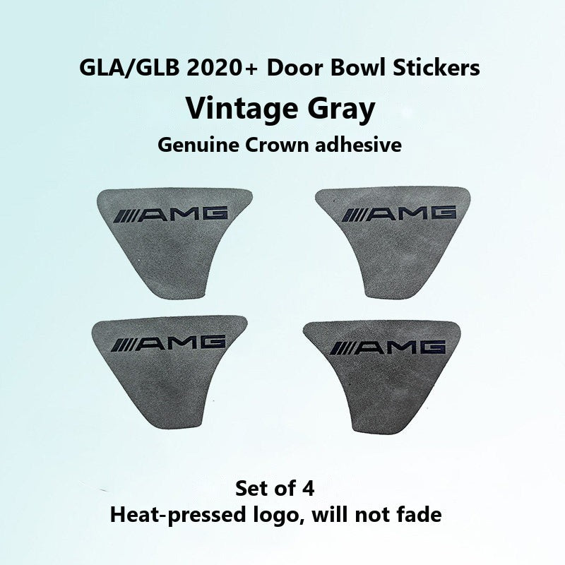 Mercedes door handle bowl stickers AMG