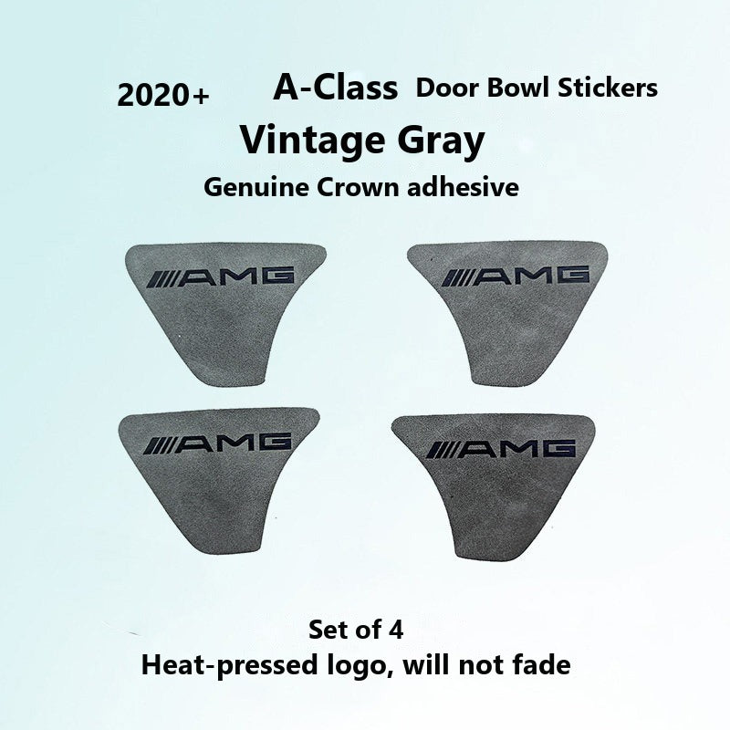 Mercedes door handle bowl stickers AMG