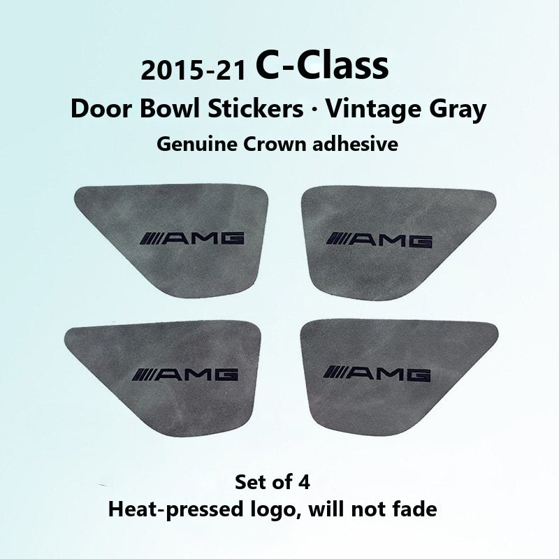 Mercedes door handle bowl stickers AMG