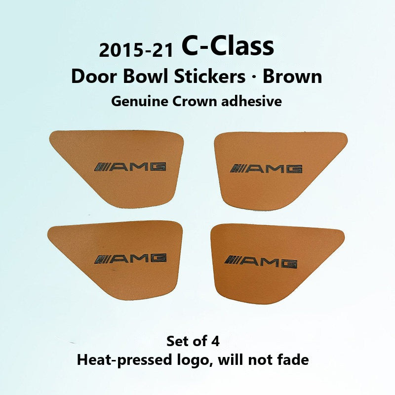 Mercedes door handle bowl stickers AMG