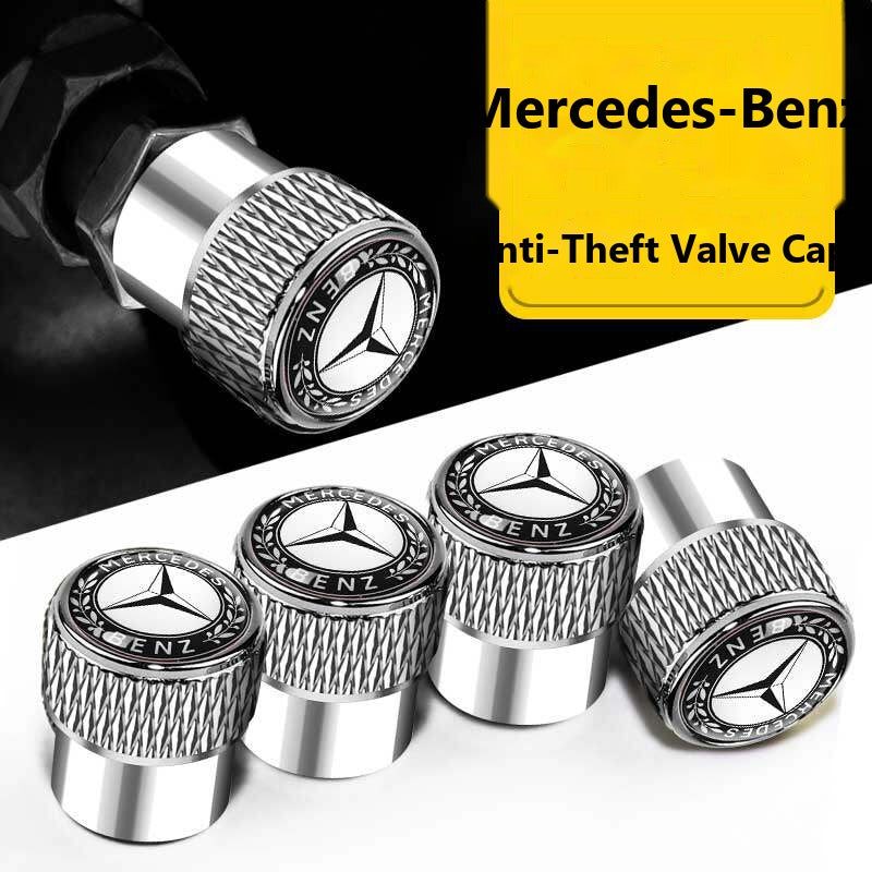 Mercedes anti-theft valve stem caps