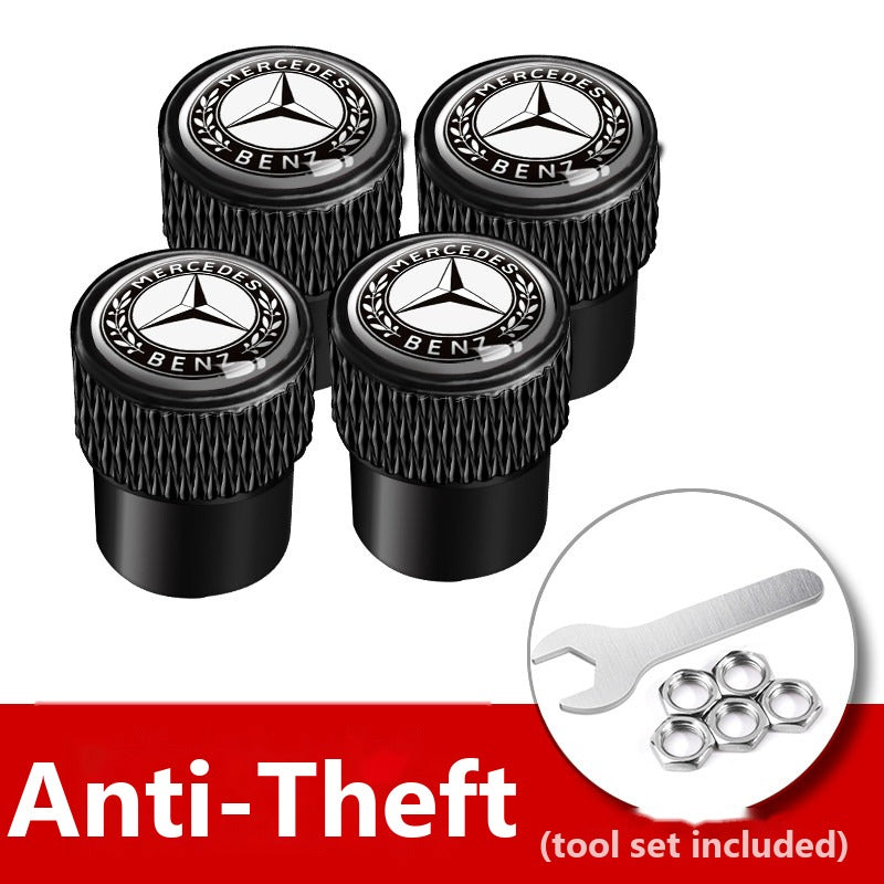 Mercedes anti-theft valve stem caps