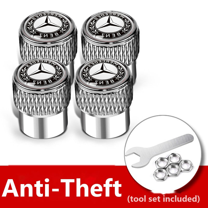 Mercedes anti-theft valve stem caps