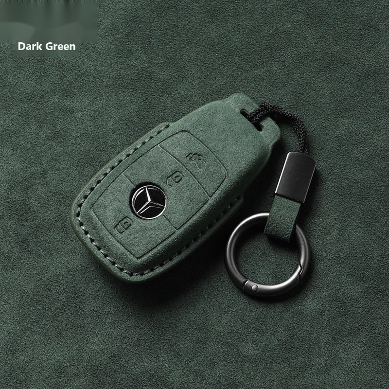 Mercedes-Benz 3D Microfiber Suede Key Case – New Oval Smart Key