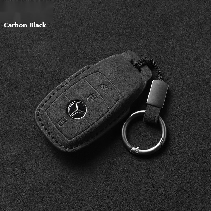 Mercedes-Benz 3D Microfiber Suede Key Case – New Oval Smart Key