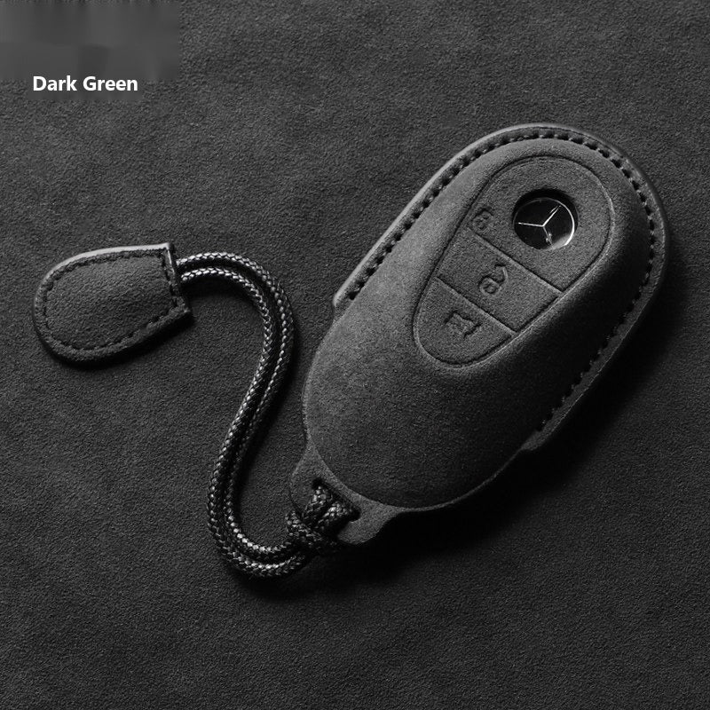 Mercedes-Benz 3D Microfiber Suede Key Case – New Oval Smart Key