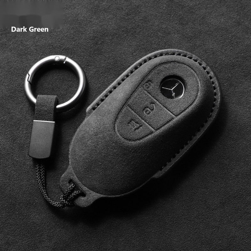 Mercedes-Benz 3D Microfiber Suede Key Case – New Oval Smart Key
