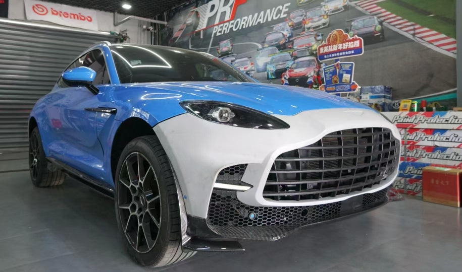 Dry Carbon Fiber Body Kit for Aston Martin DBX (DBX 707 style) – Full Aero Package (Front Bumper, Rear Diffuser, Side Skirts, Spoiler) | UMPARTS