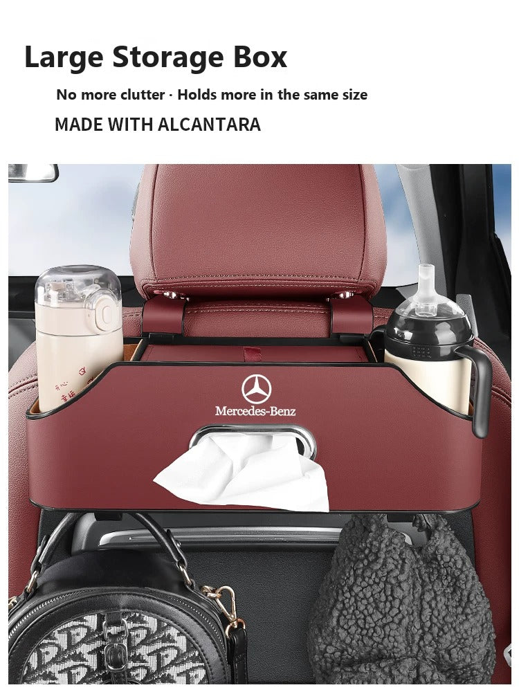 Mercedes-Benz seat-back storage tissue box