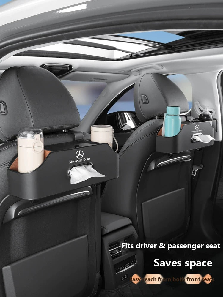 Mercedes-Benz seat-back storage tissue box