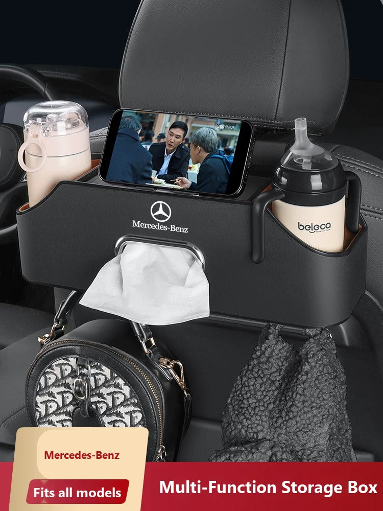 Mercedes-Benz seat-back storage tissue box